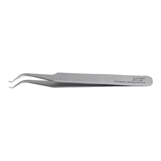 HOLEX Pinzetta a punte ridotte/a falcetto, punte sottilissime, ad angolo stretto, 120mm, Forma 7b, Materiale: AM