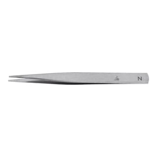 HOLEX Pinzetta punta tronca/punta larghezza 1mm, 125mm, Materiale: N
