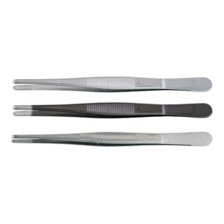 HOLEX Pinzetta punta tronca/punta larghezza 3mm, 145mm, forma 40, Materiale: AM