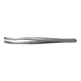 HOLEX Pinzette mit 4,5 mm breiter flacher Spitze, abgewinkelt, 120 mm, Form 38a, AM