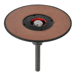 HOLEX Platorello in gomma, gambo Ø6mm duro, Øesterno mm/durezza: 75mm