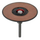 HOLEX Platorello in gomma, gambo Ø6mm duro, Øesterno mm/durezza: 75mm-1