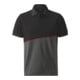 Holex Polo-Shirt, dunkelgrau / schwarz / rot, Unisex-Größe: 4XL-1
