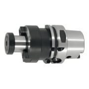 HOLEX Portafrese con trascinatore frontale, foro per lubrorefrigerante, attacco HSK-A 100 corto, HSK-A 63 corto mm