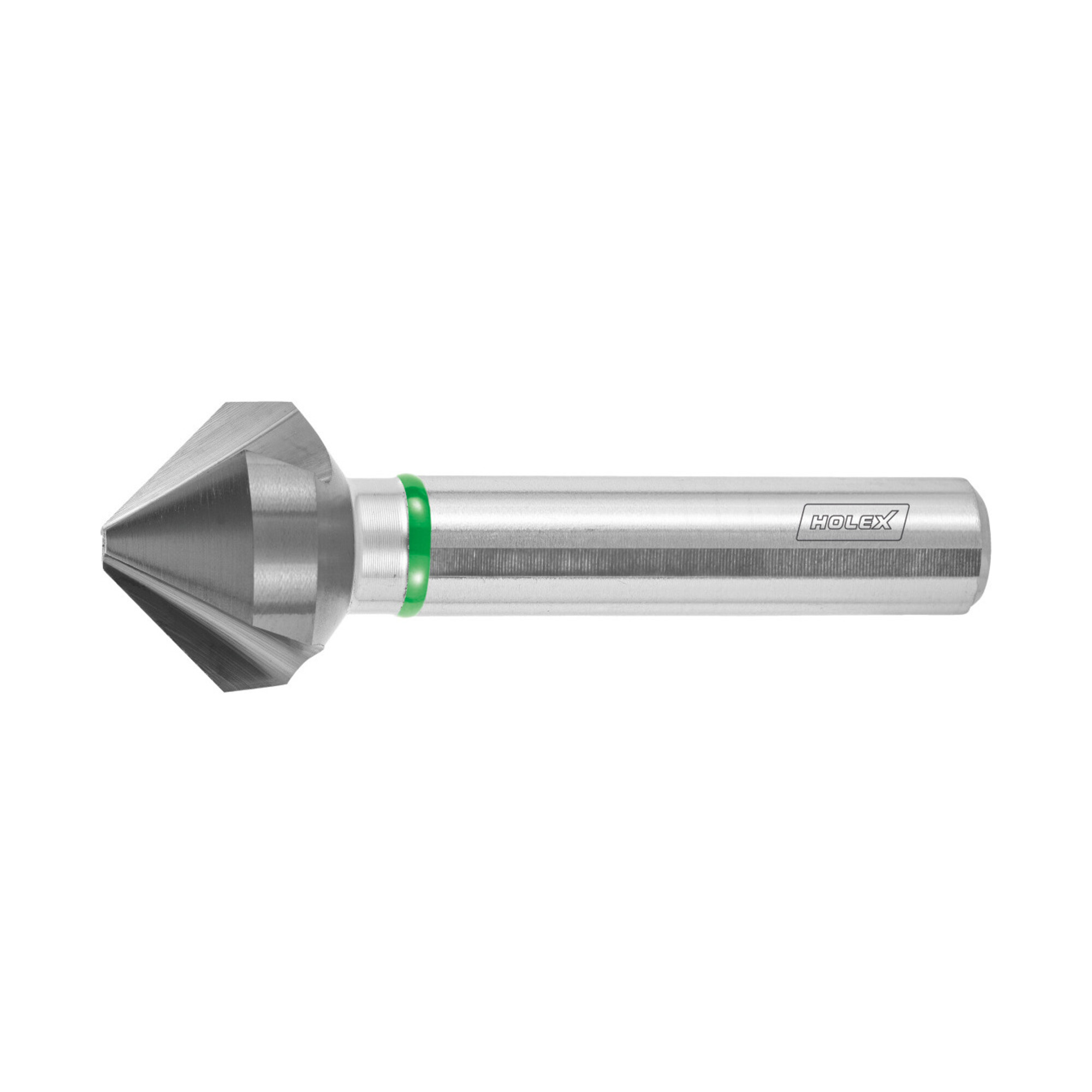 Holex Pro Steel Präzisions-Kegelsenker mit Ungleichteilung und 3 Spannflächen 90°, TiAlN, Außen- Dc: 4,3 mm