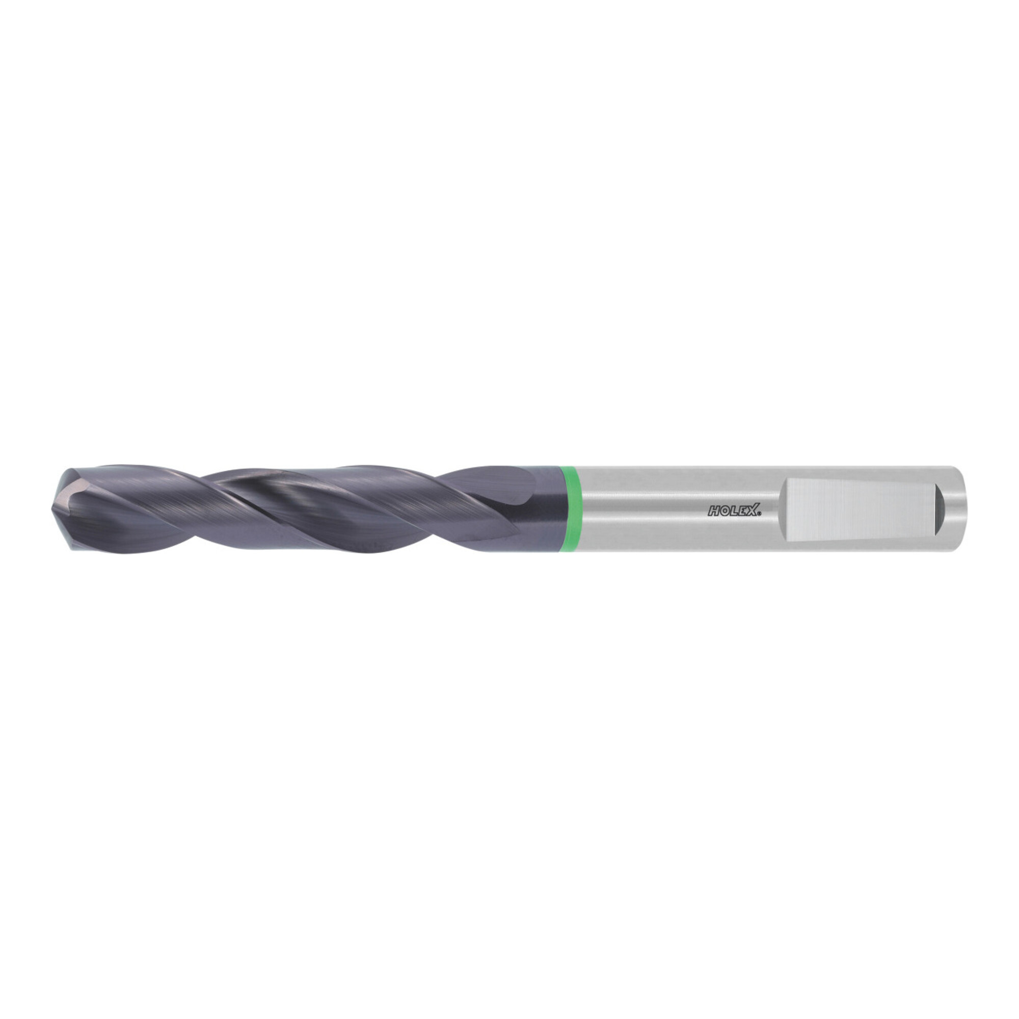 Holex Pro Steel VHM-Bohrer Whistle-Notch DIN 6535 HE, TiAlN, Ø DC h7 (mm bzw. Zoll): 9,1, 122503 9,1