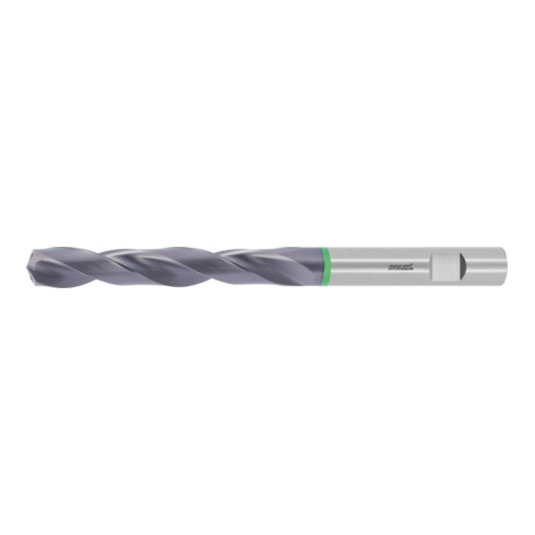 HOLEX Pro Steel VHM-boor Weldon DIN 6535 HB, TiAlN,Ø DC h7 (mm resp. inch): 10,2