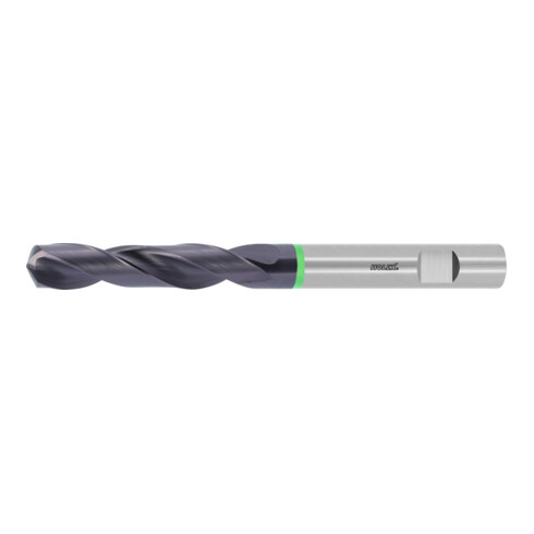 HOLEX Pro Steel VHM-boor Weldon DIN 6535 HB, TiAlN,Ø DC h7 (mm resp. inch): 10,9