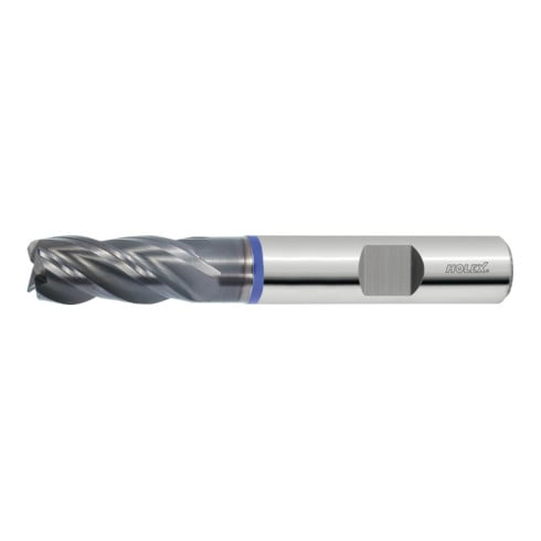 HOLEX ProINOX VHM-Fräser HPC Ø 20 mm Schneidenlänge 41 mm mit Farbring