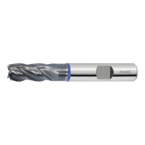 HOLEX ProINOX VHM-Fräser HPC Ø 4 mm Schneidenlänge 11 mm mit Farbring