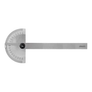 HOLEX Rapporteur d’angle avec secteur gradué plein 85X150 mm