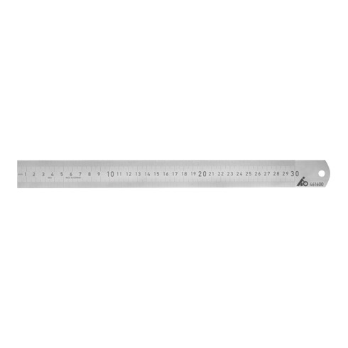 HOLEX Réglet de précision en acier inoxydable, dépoli 1500 mm