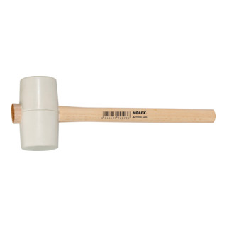 HOLEX Rubberen hamer wit