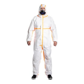 Holex Schutzoverall Typ 4/5/6, weiß, Unisex-Größe: XL
