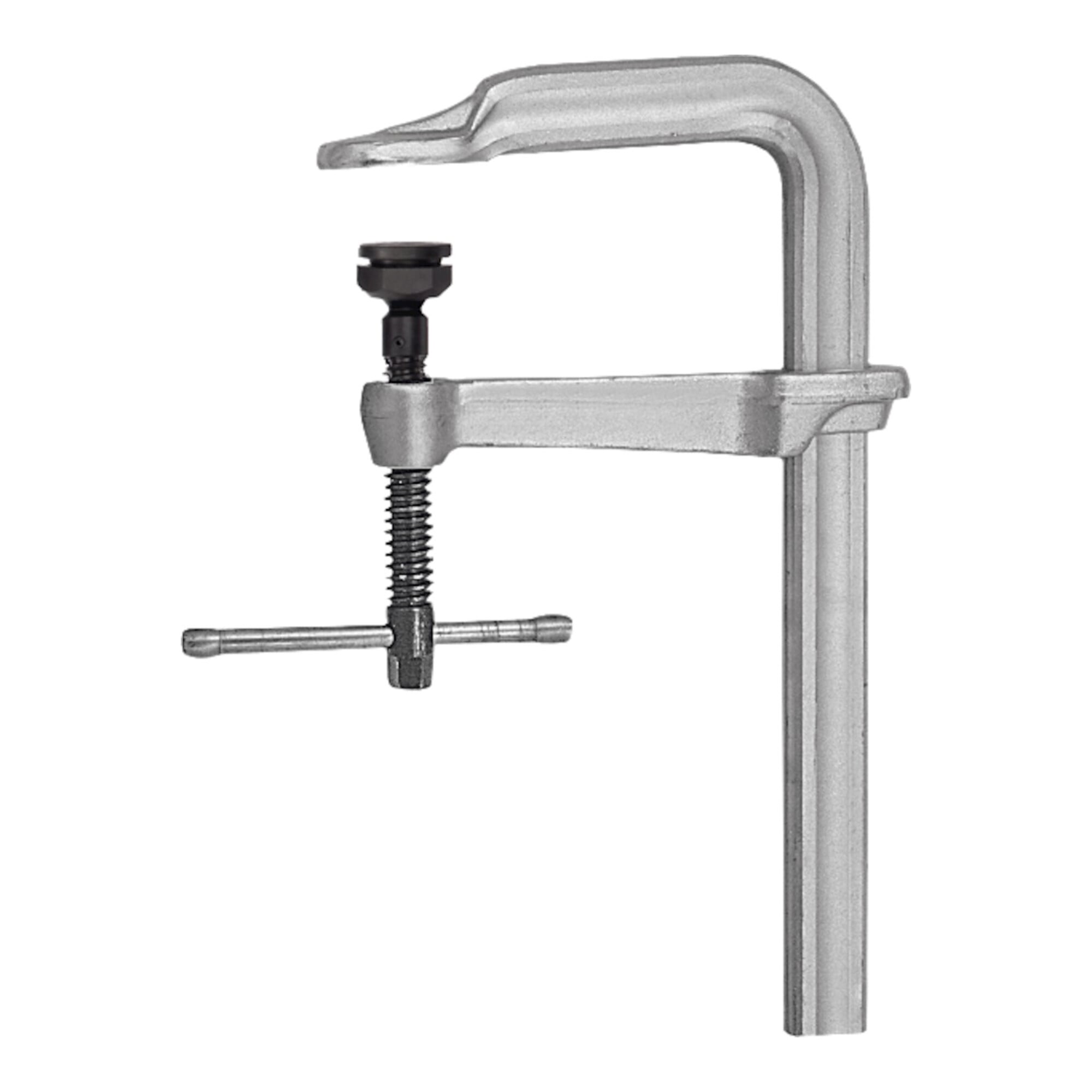 HOLEX Schwere Stahlbauzwinge mit Sonderdruckkappe Spannweite 800 mm