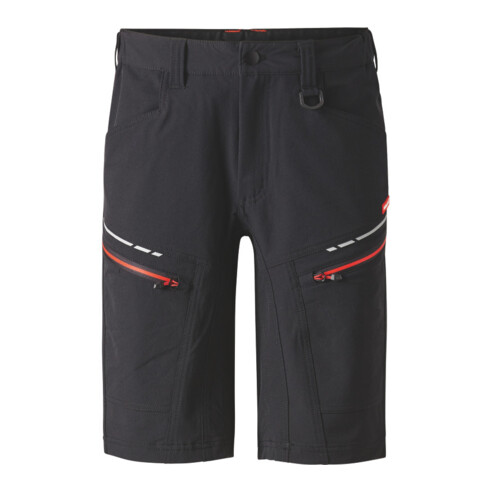 HOLEX Service-shorts, zwart / rood, Confectiemaat DE: 60