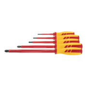 HOLEX Set di 5 cacciaviti per viti a croce Phillips interamente isolati