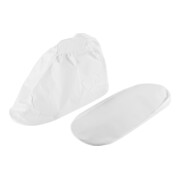 HOLEX Set di 50 copriscarpe, bianco, Modello: PVC-1