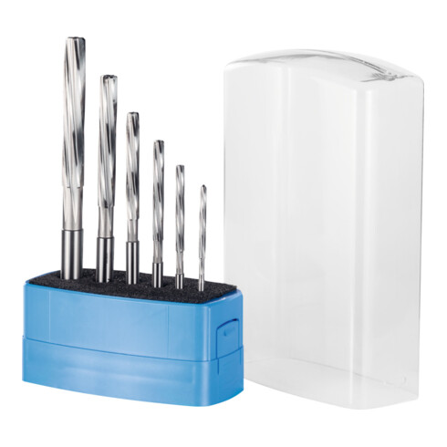 HOLEX Set di 6 alesatori a mano n. art. 160150, con custodia H7