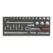 HOLEX Set di chiavi a bussola 1/2", 30pz.