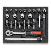 HOLEX Set di chiavi a bussola 3/8", 24pz.