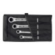 HOLEX Set di chiavi poligonali doppie, tipo a cricchetto, per viti TX, con busta, 4pz.-1