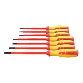 HOLEX Set di Giravite per viti TX interamente isolati, 7pz.
