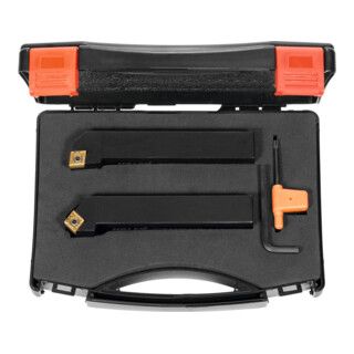 HOLEX Set di portainserti con bloccaggio a vite, destro, Dim. codolo: 25mm
