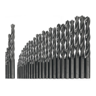HOLEX Set di punte elicoidali di ricambio in HSS n. art. 114000, non rivestite, Modello: 1-13KB