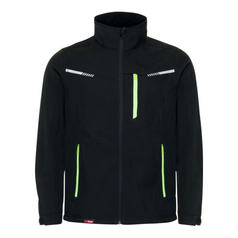 HOLEX Softshell Jas zwart