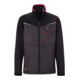 Holex Softshell Jacke, dunkelgrau / schwarz / rot, Unisex-Größe: L-1