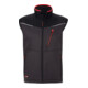 Holex Softshell Weste, dunkelgrau / schwarz / rot, Unisex-Größe: XL-1