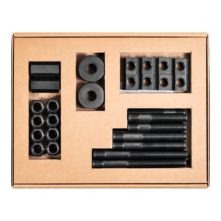 HOLEX Spanschroevenset, Nominale T-groefmaat / schroefdraad: 18/M16 mm