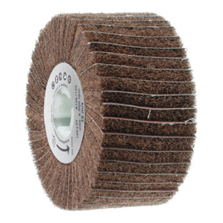 HOLEX Spazzola lamellare abrasiva in vello, corindone normale