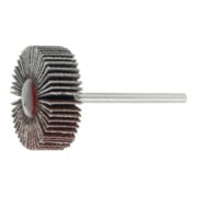 HOLEX Spazzole lamellari in tela abrasiva con gambo (A), grana 120, Testa Ø3/30 x l=5mm