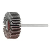 HOLEX Spazzole lamellari in tela abrasiva con gambo (A), grana 240, Testa Ø40 x l=20mm