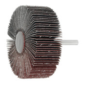 HOLEX Spazzole lamellari in tela abrasiva con gambo (A), grana 40, Testa Ø40 x 20mm