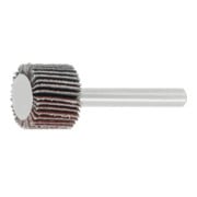 HOLEX Spazzole lamellari in tela abrasiva con gambo (A), grana 80, Testa Ø20 x l=10mm