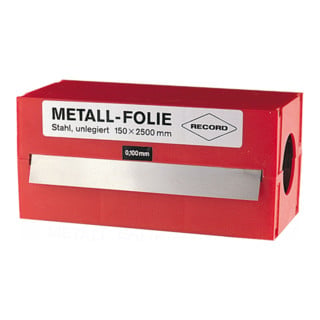 HOLEX Spessimetro calibrato150x2500mm, acciaio non legato, Spessore: 0,025mm