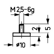 HOLEX Stalen taster, Type: 11-3