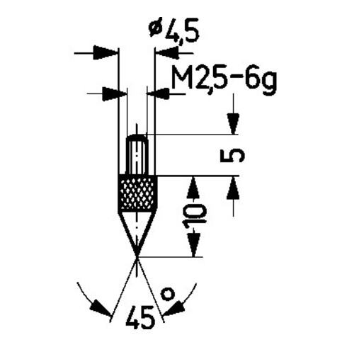 HOLEX Stalen taster, Type: 13