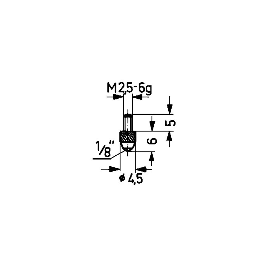 HOLEX Stalen taster, Type: 2