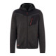 Holex Strickjacke, dunkelgrau / schwarz / rot, Unisex-Größe: M-1