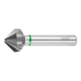 HOLEX Svasatore conico di precisione HOLEX Pro Steel con passo irregolare 90°, TiAlN, Esterno Ø25mm