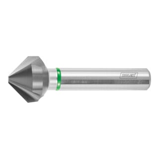 HOLEX Svasatore conico di precisione HOLEX Pro Steel, passo irregolare, 3 superfici di serraggio 90°, TiAlN, Esterno Ø4,3mm