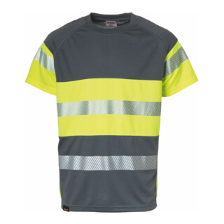 HOLEX T-shirt alta visibilità, grigio/giallo
