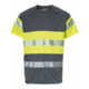 HOLEX T-shirt alta visibilità, grigio/giallo-1