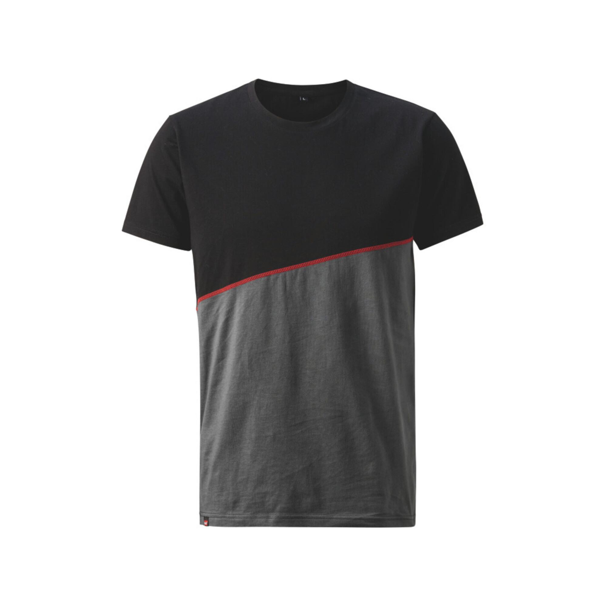 Holex T-Shirt, dunkelgrau / schwarz / rot, Unisex-Größe: 3XL