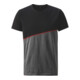 Holex T-Shirt, dunkelgrau / schwarz / rot, Unisex-Größe: L-1