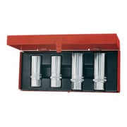 HOLEX Tapbout draaierset, 4-delig, 6 - 12 mm in plaatstalen box
